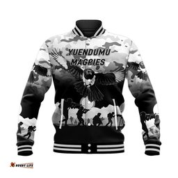 Yuendumu Magpies Football Club ANZAC Baseball Jacket Simple Style