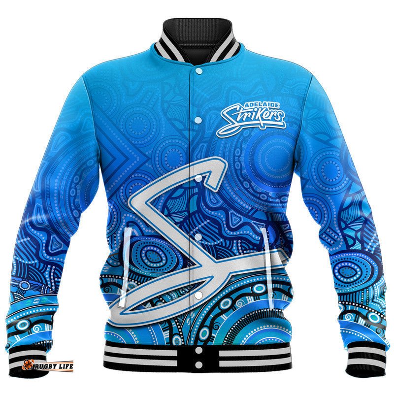 Adelaide Strikers Indigenous Aboriginal Arts Baseball Jacket