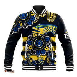 Custom Personalised NRL Parramatta Eels Rugby Baseball Jacket Eels 1947 Aboriginal
