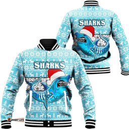 Vibe Hoodie Clothing - Cronulla-Sutherland Sharks Christmas Baseball Jackets