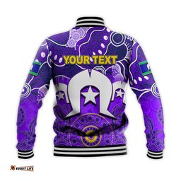 Custom Personalised Storm Torres Strait Islanders Mix Aboriginal Baseball Jacket