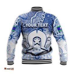 Custom Personalised Kangaroos Australian Football Torres Strait Islanders Mix Aboriginal Baseball Jacket
