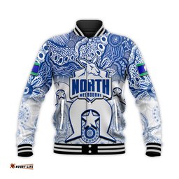 Custom Personalised Kangaroos Australian Football Torres Strait Islanders Mix Aboriginal Baseball Jacket