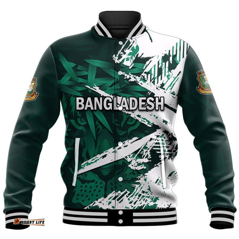 Custom Personalised Bangladesh Cricket Team Baseball Jacket Special Bangla Tigers