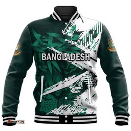 Custom Personalised Bangladesh Cricket Team Baseball Jacket Special Bangla Tigers