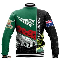 Vibe Hoodie Clothing - Custom Australia Indigenous & New Zealand Maori Anzac Baseball Jacket
