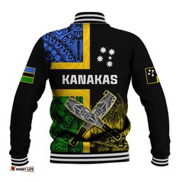Australian South Sea Islanders Flag Style Baseball Jacket