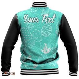 Custom Personalised Brisbane Heat Cricket Happy Easter Day Baseball Jacket Simple Style
