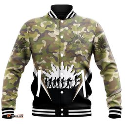 Vibe Hoodie Clothing - Anzac Day Their Name Liveth For Evermore Baseball Jacket