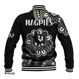 AFL Collingwood Magpies Football Magpies 1892 Baseball Jacket