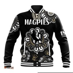 AFL Collingwood Magpies Football Magpies 1892 Baseball Jacket