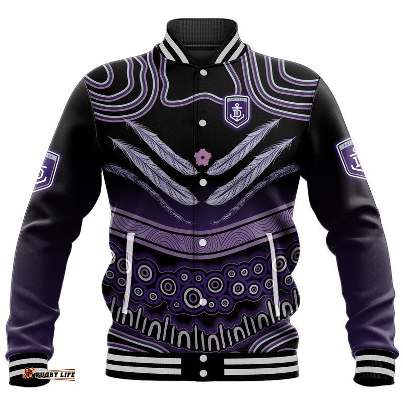Fremantle Dockers Baseball Jacket Freo Indigenous Style
