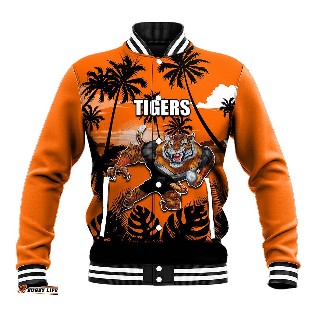 NRL Tigers Baseball Jacket Summer Vibe Style
