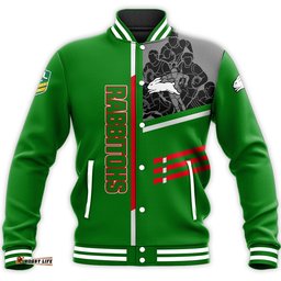 South Sydney Rabbitohs Baseball Jacket Personalized Rugby For Fan - NRL