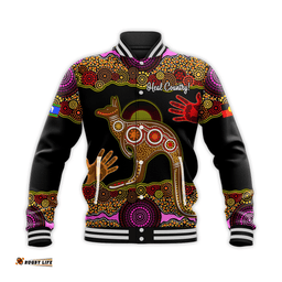 Naidoc Heal Country Baseball Jacket Kangaroo Australia