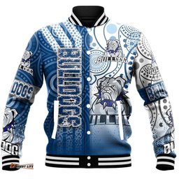 Vibe Hoodie Clothing - Canterbury-Bankstown Bulldogs Sporty Style Baseball Jackets
