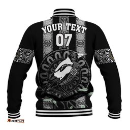 Personalised Collingwood Football Baseball Jacket Champions GO Magpies