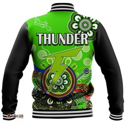 Sydney Thunder Baseball Jacket Cricket Indigenous Aboriginal Lizard Version