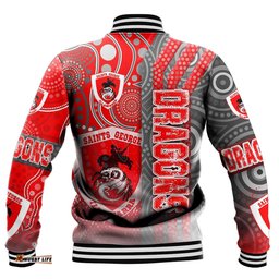 Vibe Hoodie Clothing - St. George Illawarra Dragons Sporty Style Baseball Jackets