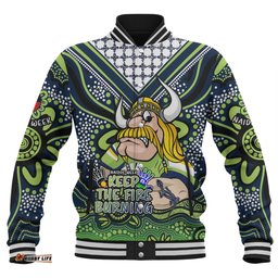 Canberra Raiders Baseball Jacket Aboriginal Inspired Naidoc Week Custom For Die Hard Fan Supporters