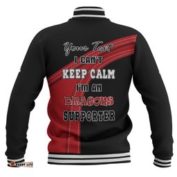 St. George Illawarra Dragons Baseball Jacket Custom Team Of Us Die Hard Fan Supporters