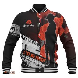 Australia Custom Baseball Jacket - Anzac Day Special Style