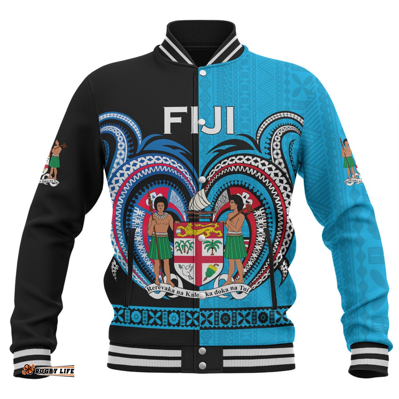 Australia South Sea Islanders Baseball Jacket - Fiji Is My Heart Baseball Jacket