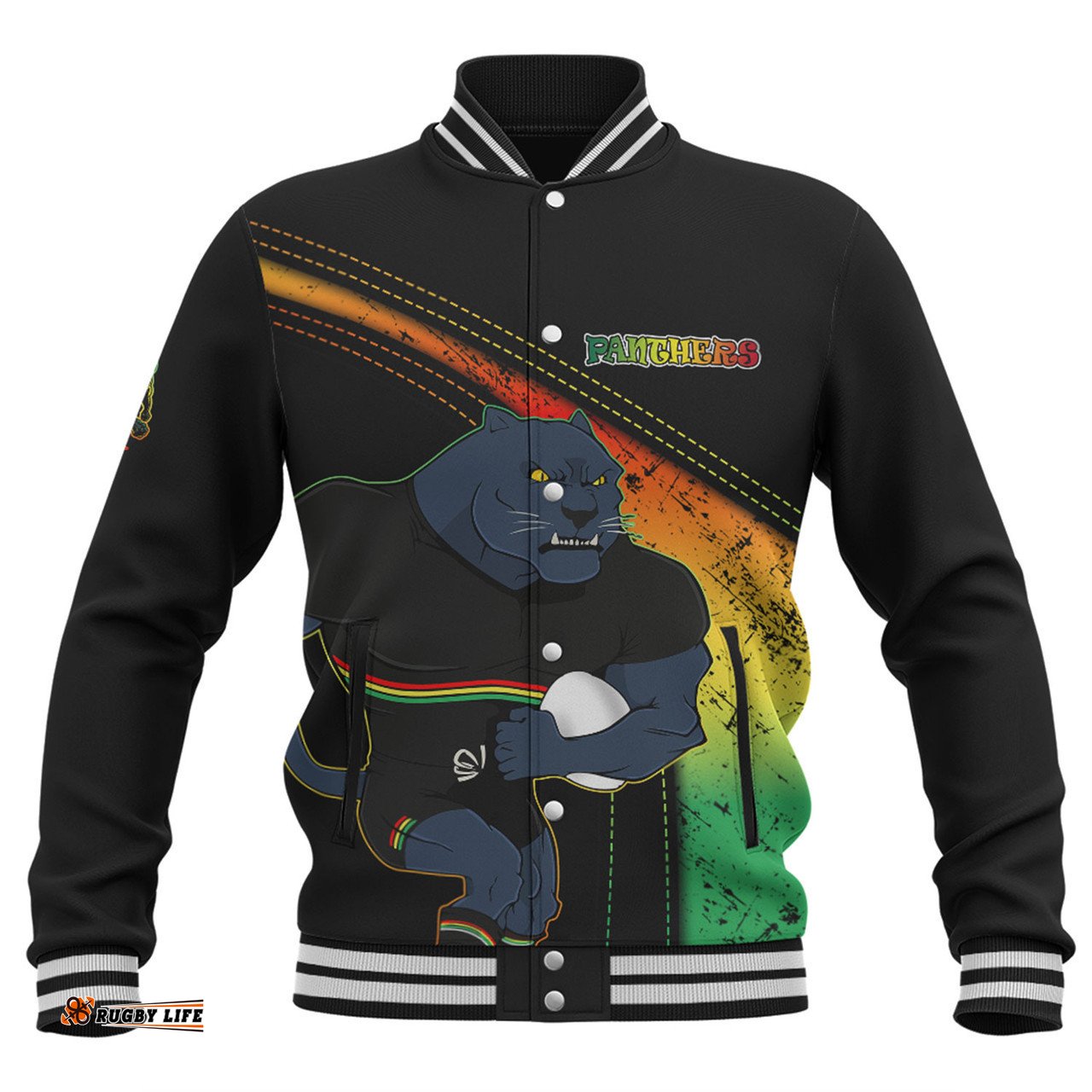 Penrith Panthers Baseball Jacket Custom Team Of Us Die Hard Fan Supporters