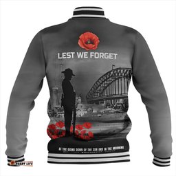 Australia Baseball Jacket At The Going Down Of The Sun We Will Remember Them