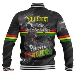 Penrith Panthers Baseball Jacket - Happy Australia Day We Are One And Free
