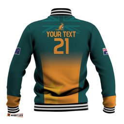 Custom Wallaroos Womens Rugby Baseball Jacket Sporty Style