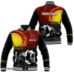 Penrith Panther Baseball Jacket Anzac Day Indigenous Special Version