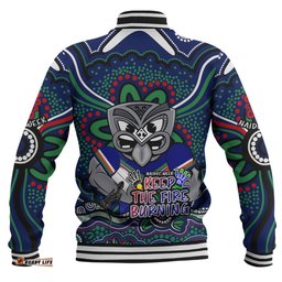 New Zealand Warriors Baseball Jacket Aboriginal Inspired Naidoc Week Custom For Die Hard Fan Supporters