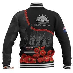 Australia Anzac Day Baseball Jacket - Anzac Day Lest We Forget Camouflage Pattern Baseball Jacket