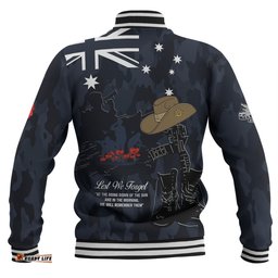 Australia Anzac Day Baseball Jacket - Anzac Day The Australian Army Baseball Jacket