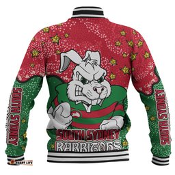 South Sydney Rabbitohs Baseball Jacket - Team With Dot And Star Patterns For Tough Fan Baseball Jacket