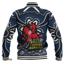 North Queensland Cowboys Baseball Jacket Aboriginal Inspired Naidoc Week Custom For Die Hard Fan Supporters