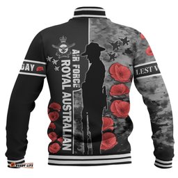 Australia Baseball Jacket - Custom Royal Australian Air Force Anzac Day Camouflage Style