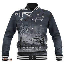 Australia Anzac Day Baseball Jacket - Remember All The Battles Fought Baseball Jacket