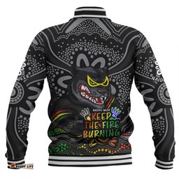 Penrith Panthers Baseball Jacket Aboriginal Inspired Naidoc Week Custom For Die Hard Fan Supporters