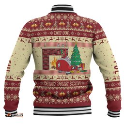 Australia Christmas Custom Baseball Jacket - Smells Like Christmas Baseball Jacket