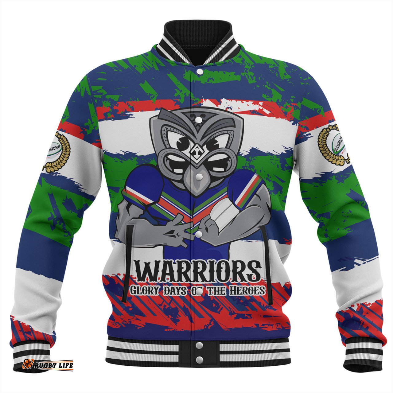 New Zealand Warriors Sport Baseball Jacket - Theme Song Inspired