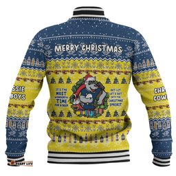 North Queensland Cowboys Christmas Custom Baseball Jacket - Chrissie Spirit Baseball Jacket