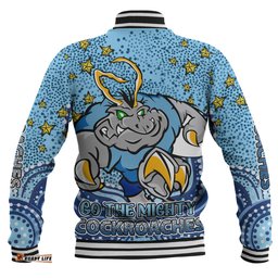 New South Wales Cockroaches Custom Baseball Jacket - Custom With Aboriginal Inspired Style Of Dot Painting Patterns Baseball Jacket
