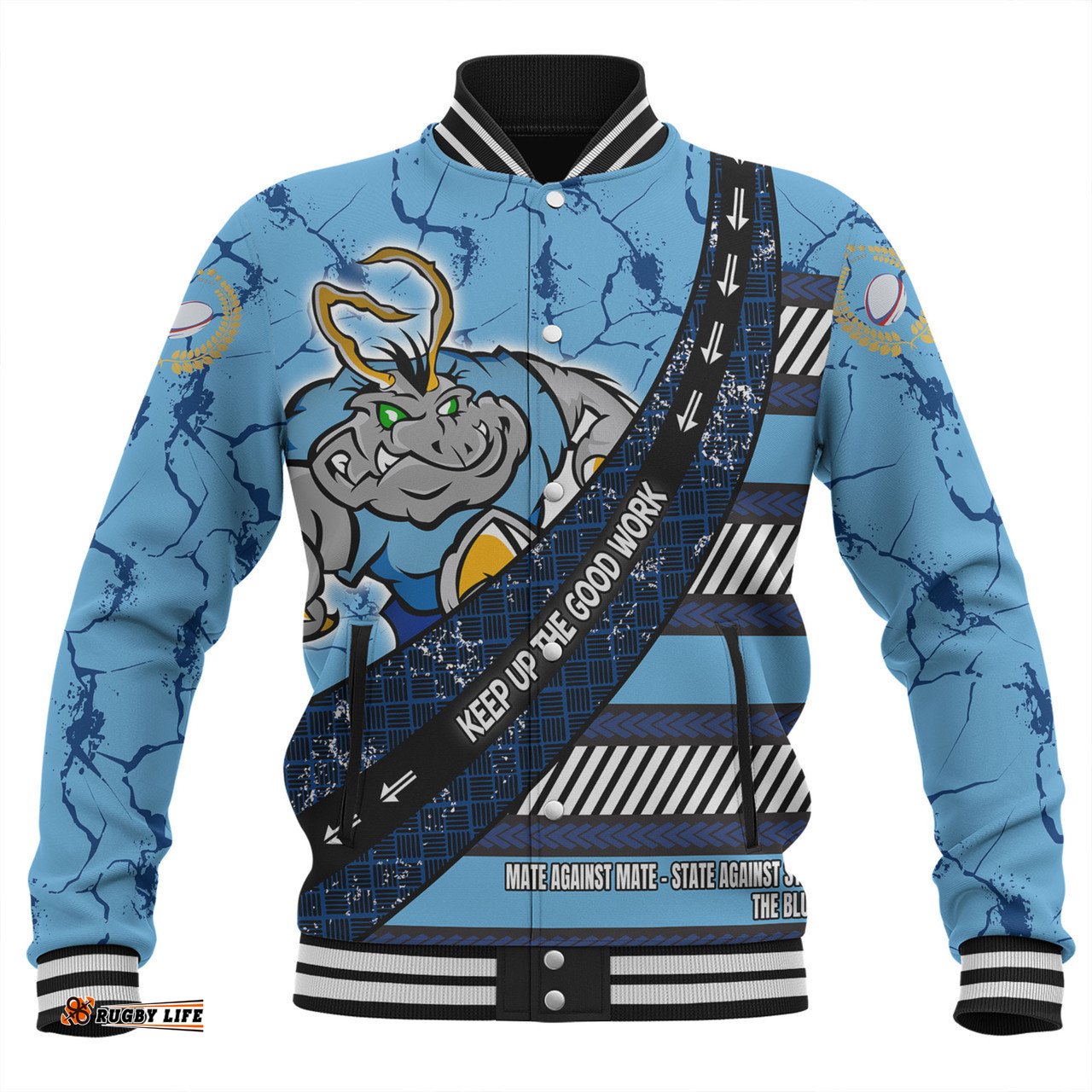 Cockroach Sport Baseball Jacket - Theme Song For With Sporty Style