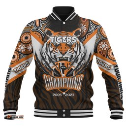 Wests Tigers Baseball Jacket - Custom Talent Win Games But Teamwork And Intelligence Win Championships With Aboriginal Style