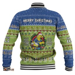 Parramatta Eels Christmas Custom Baseball Jacket - Chrissie Spirit Baseball Jacket