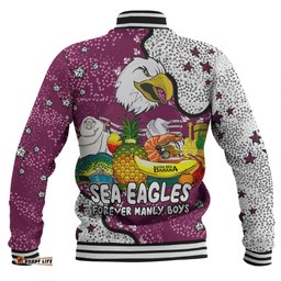 Manly Warringah Sea Eagles Baseball Jacket - Australian Big Things Baseball Jacket