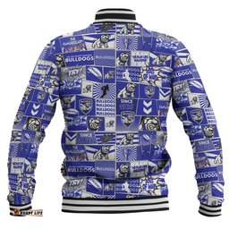 Canterbury-Bankstown Bulldogs Baseball Jacket - Team Of Us Die Hard Fan Supporters Comic Style
