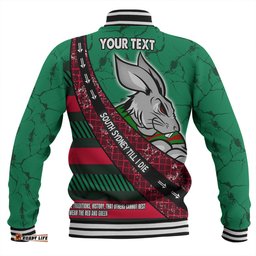 South Sydney Rabbitohs Baseball Jacket - Theme Song For Rugby With Sporty Style